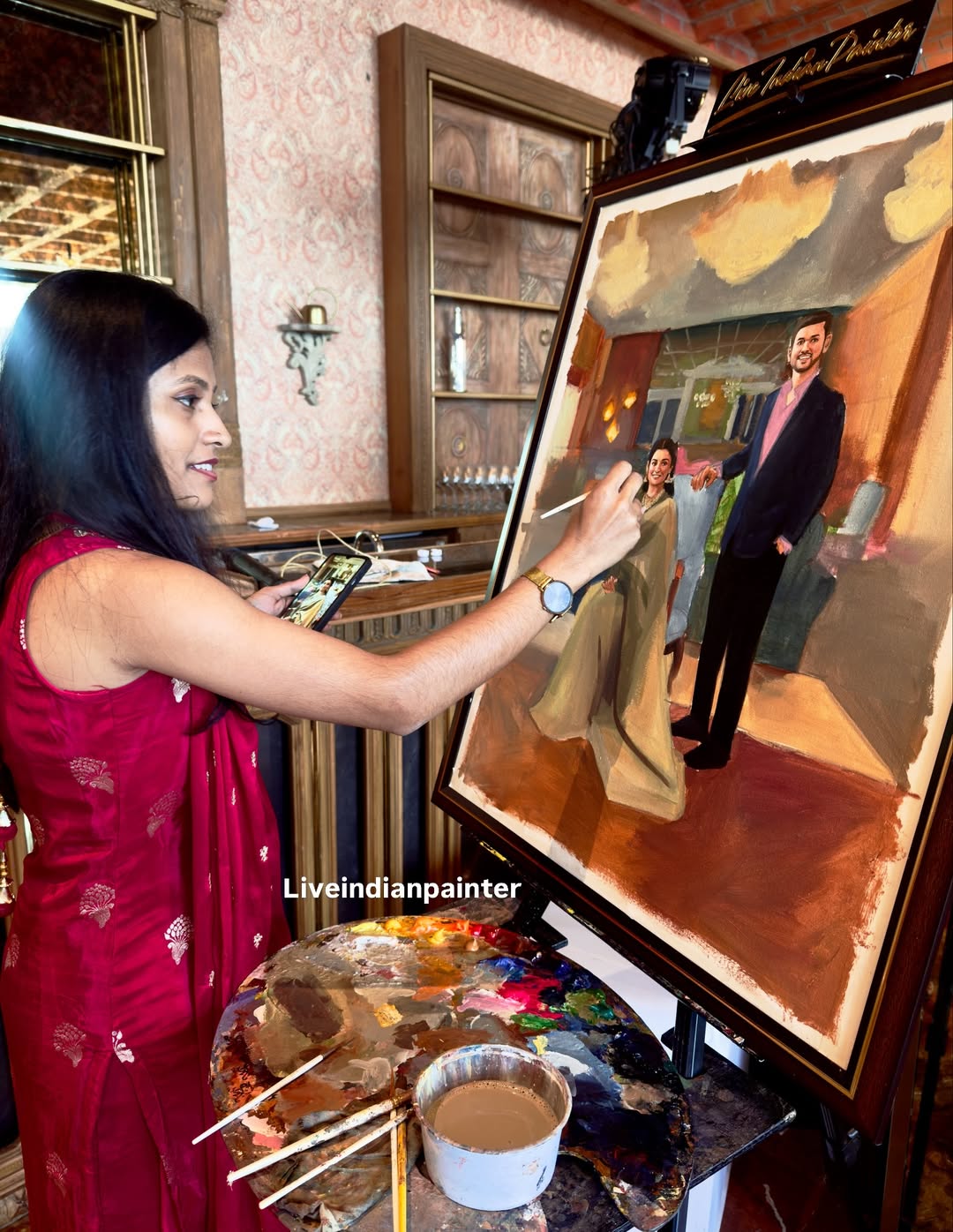When you don’t want just Luxury but heritage….#liveweddingpainter #liveweddingpainting #couplear(1).jpg